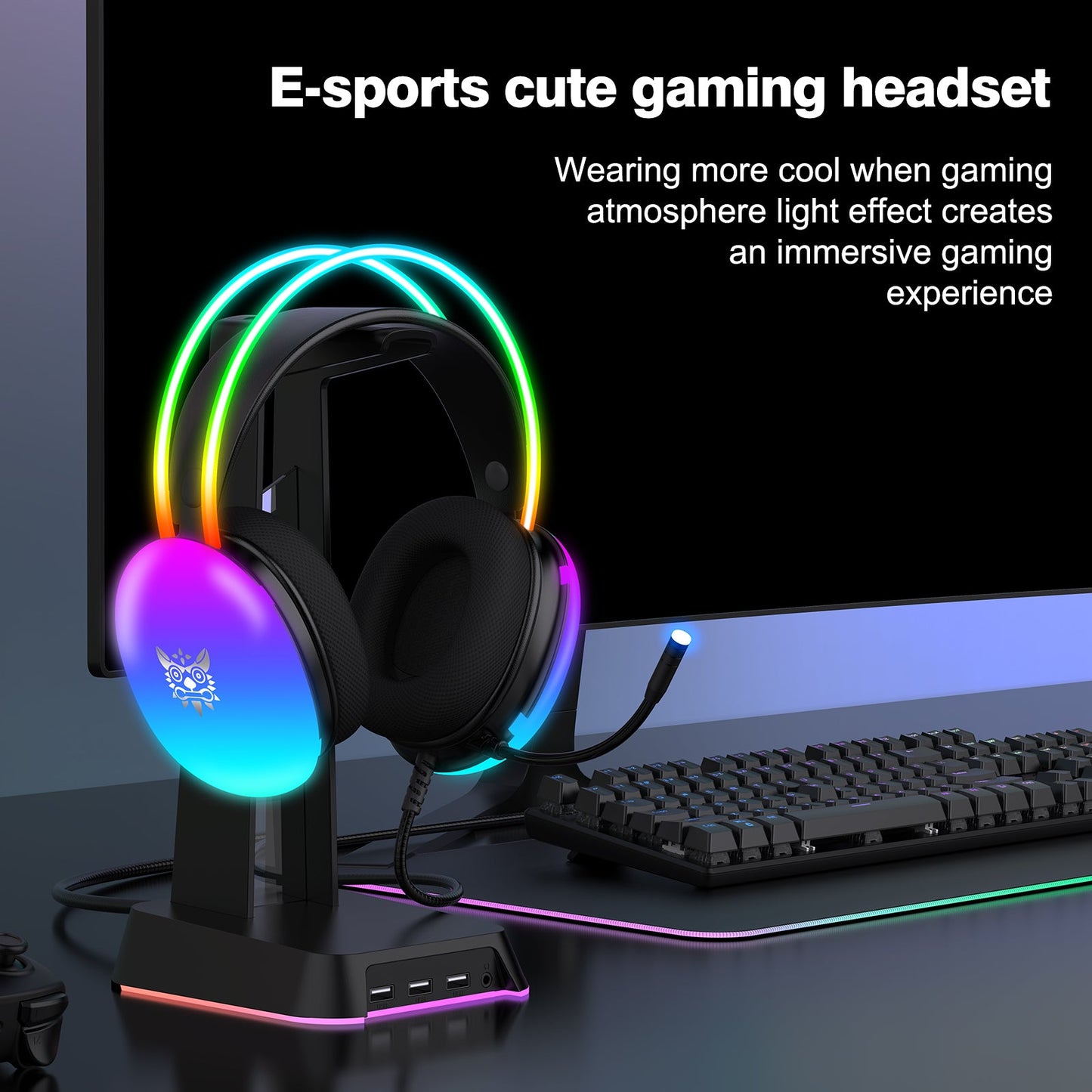 ONIKUMA X25 RGB Gaming Headset