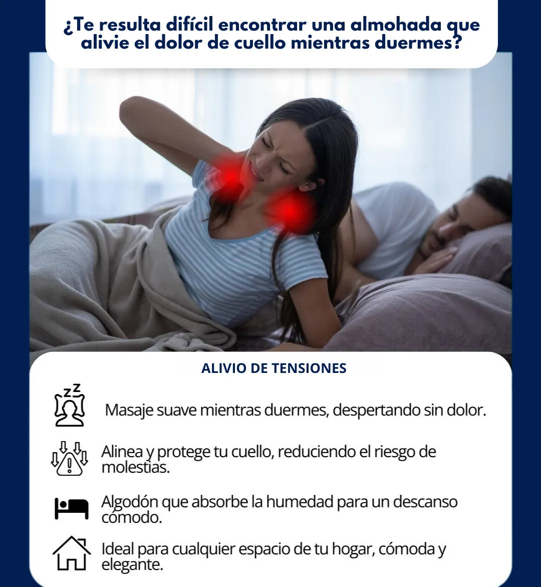 CerviCare® Almohada Ortopedica Promo 2x1🎁