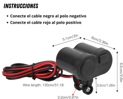 RidePower® Cargador USB para moto🏍️