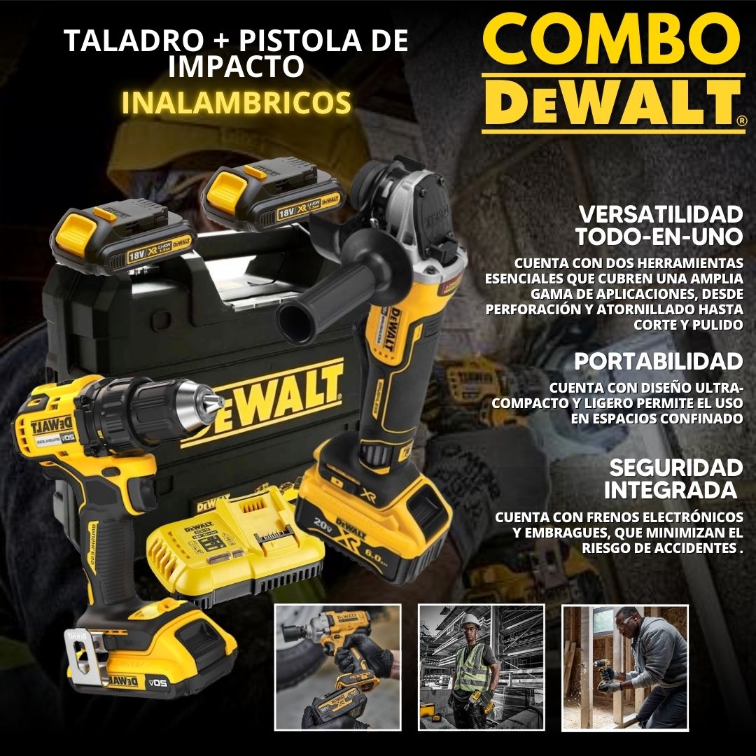 Kit DeWalt® Combo x4