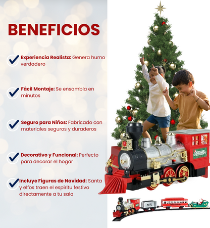 SantaRail® Juego de Tren Navideño